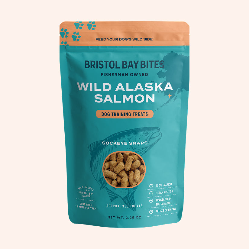 Wild Alaskan Sockeye Salmon Dog Treats | Nothing Artificial